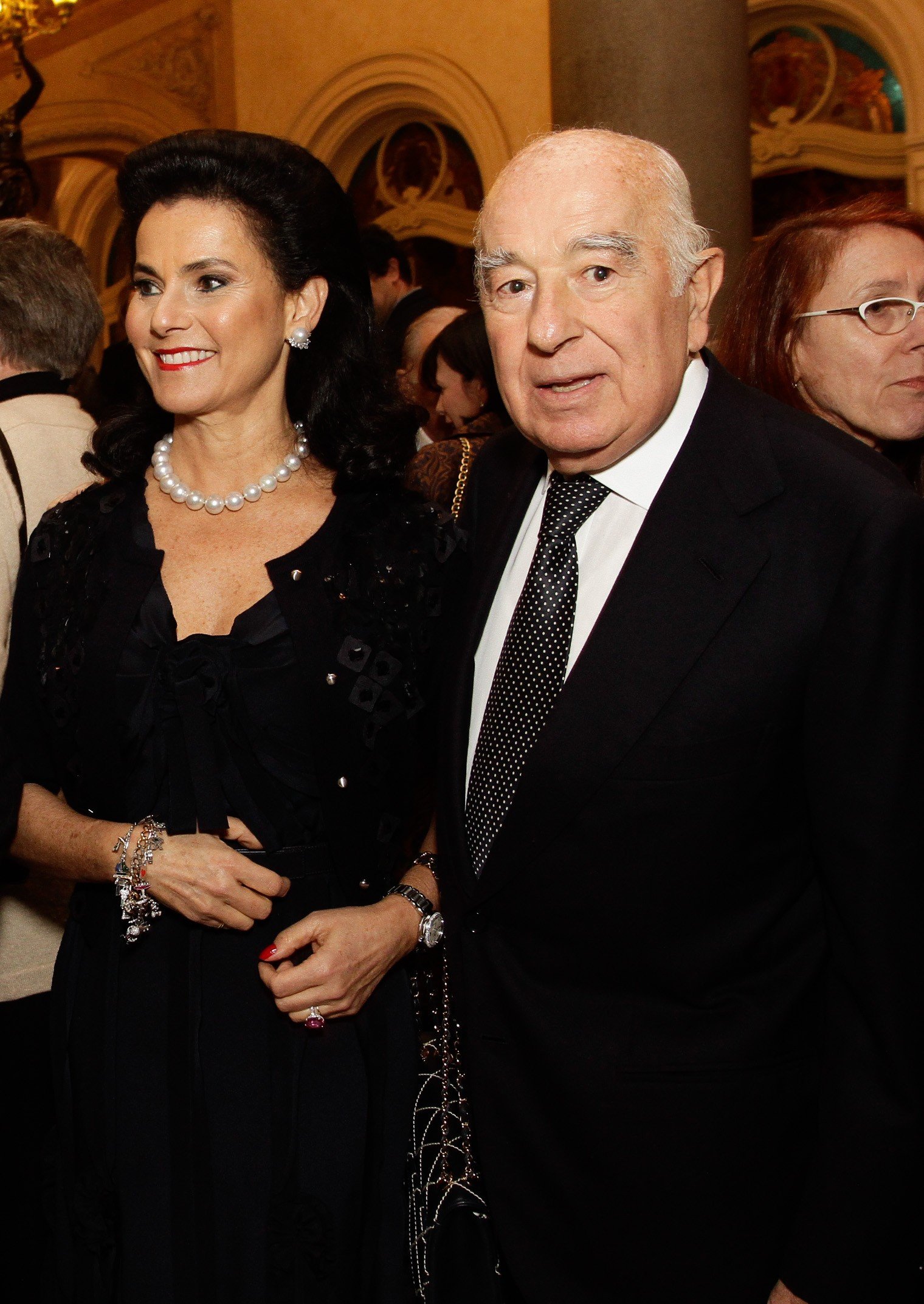 A bilionária Vicky Safra, viúva do banqueiro Joseph