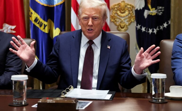 O presidente dos Estados Unidos, Donald Trump, afirmou