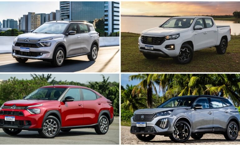 Peugeot 2008, Citroën C3 Aircross e Basalt, além da Fiat