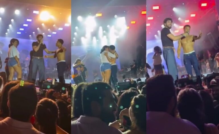 Nattan causa polêmica ao incentivar beijos em shows de música