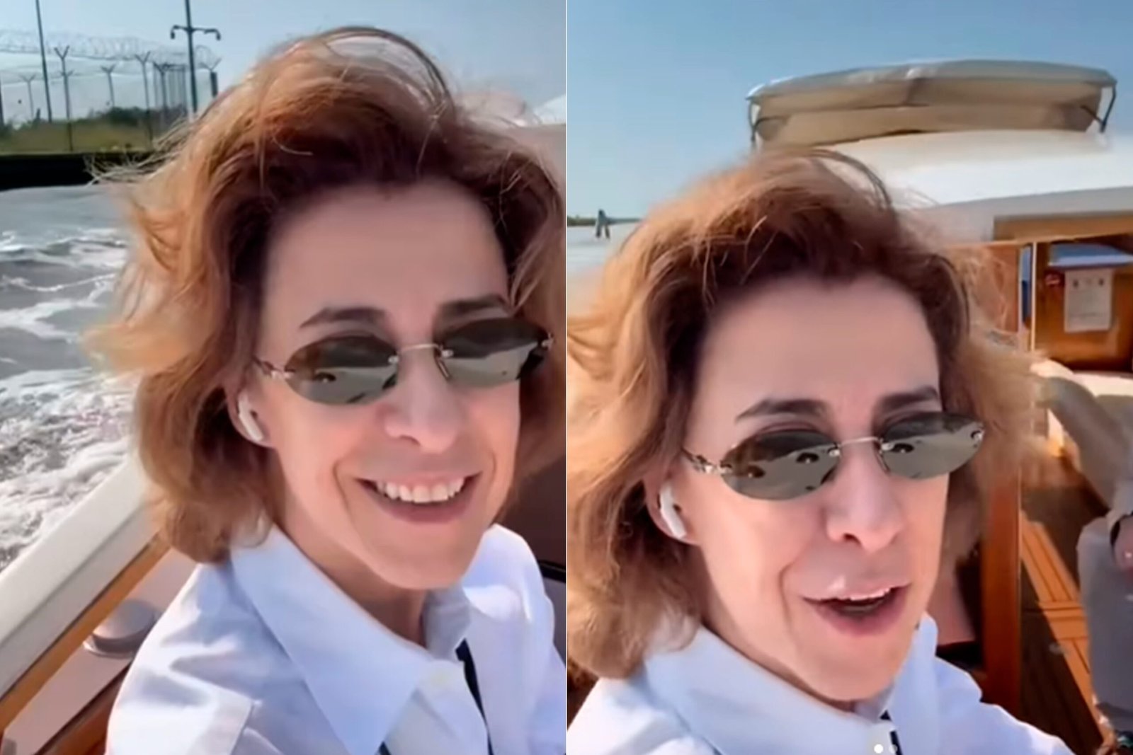 A atriz Fernanda Torres chegou a Veneza nesta