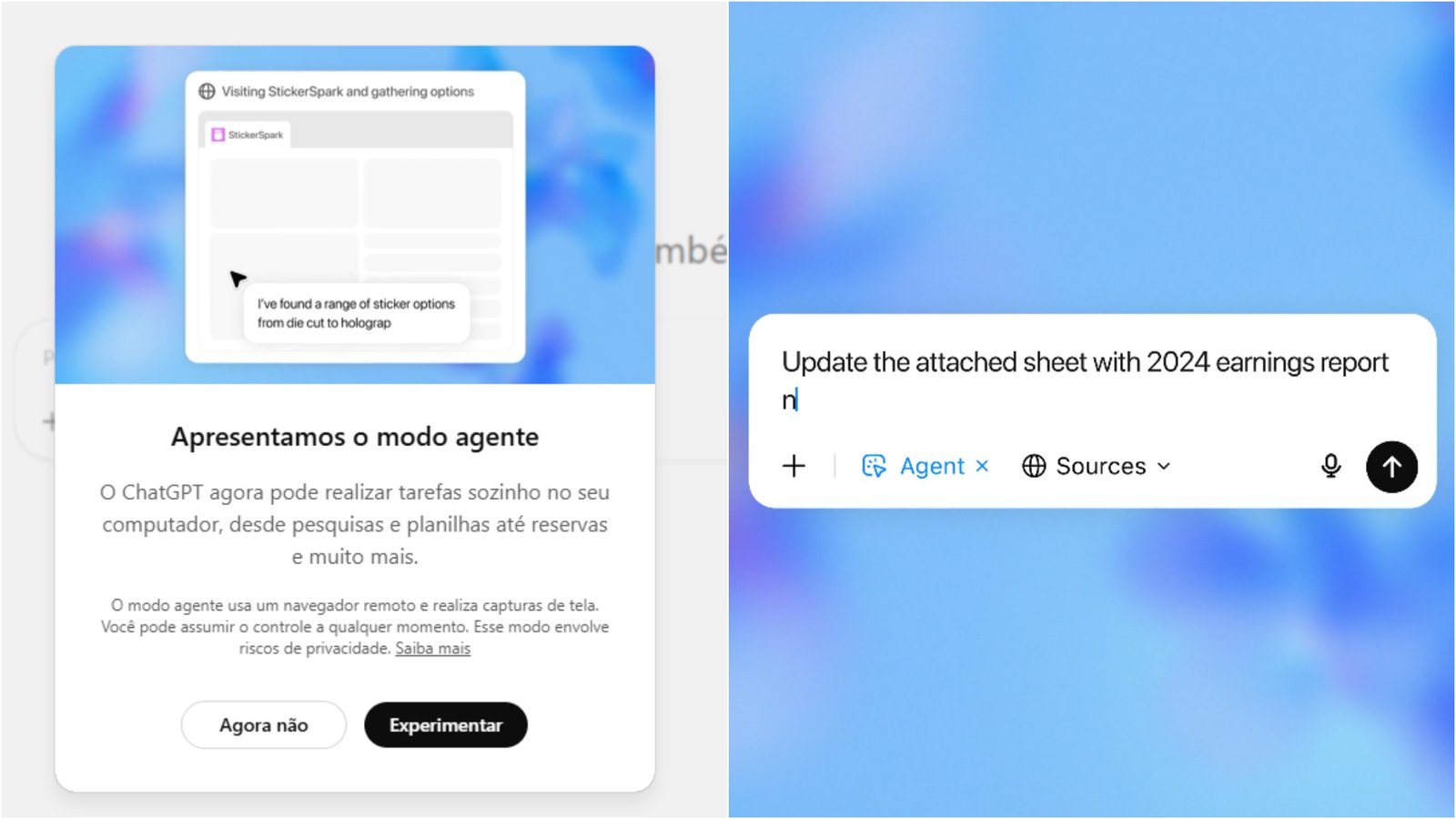 Agentes de IA ChatGPT realizam tarefas complexas autoexplicativas