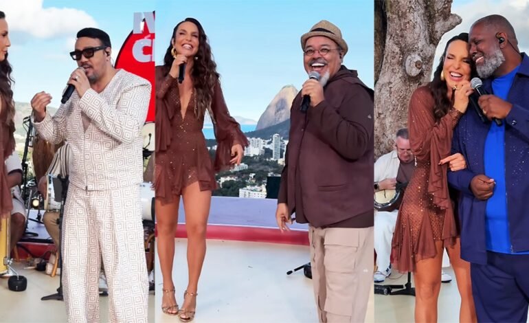 Ivete Sangalo grava show com participações especiais no RJ