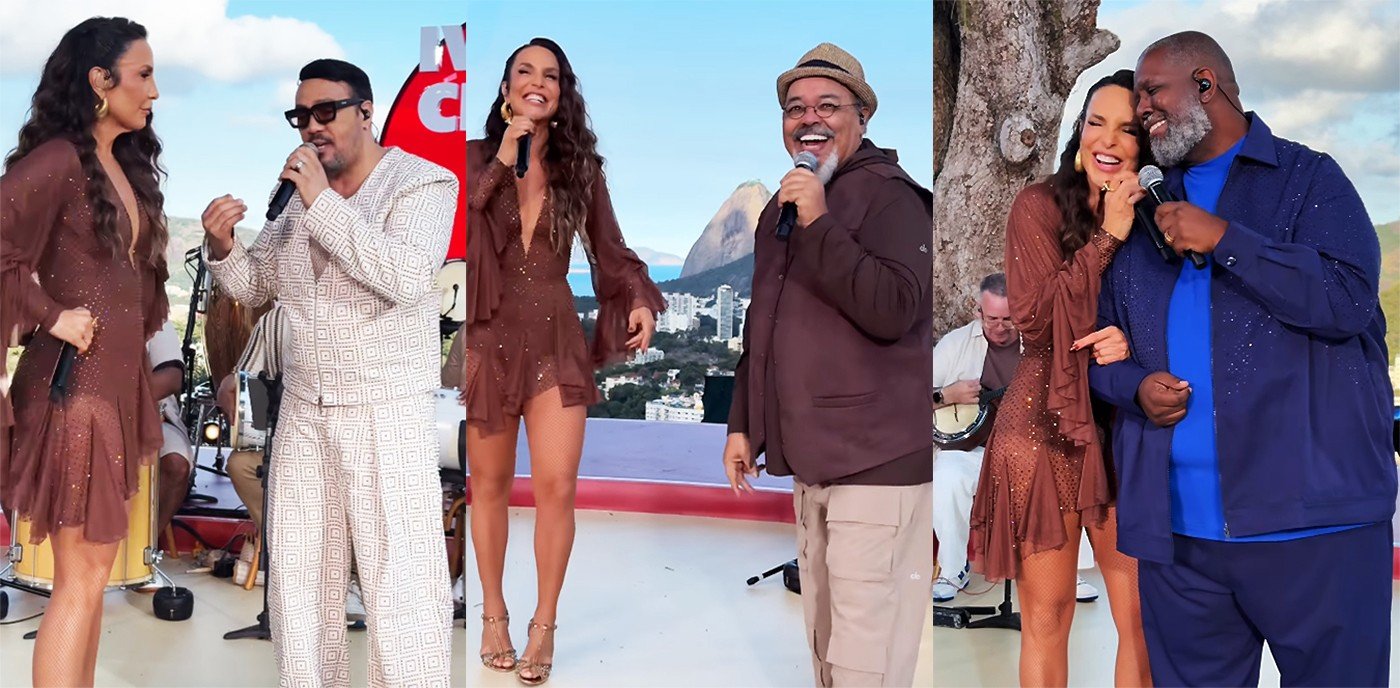 Ivete Sangalo grava show com participações especiais no RJ