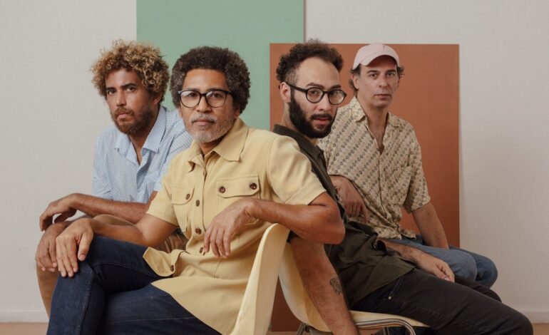 A banda Oruã, grupo carioca de rock psicodélico