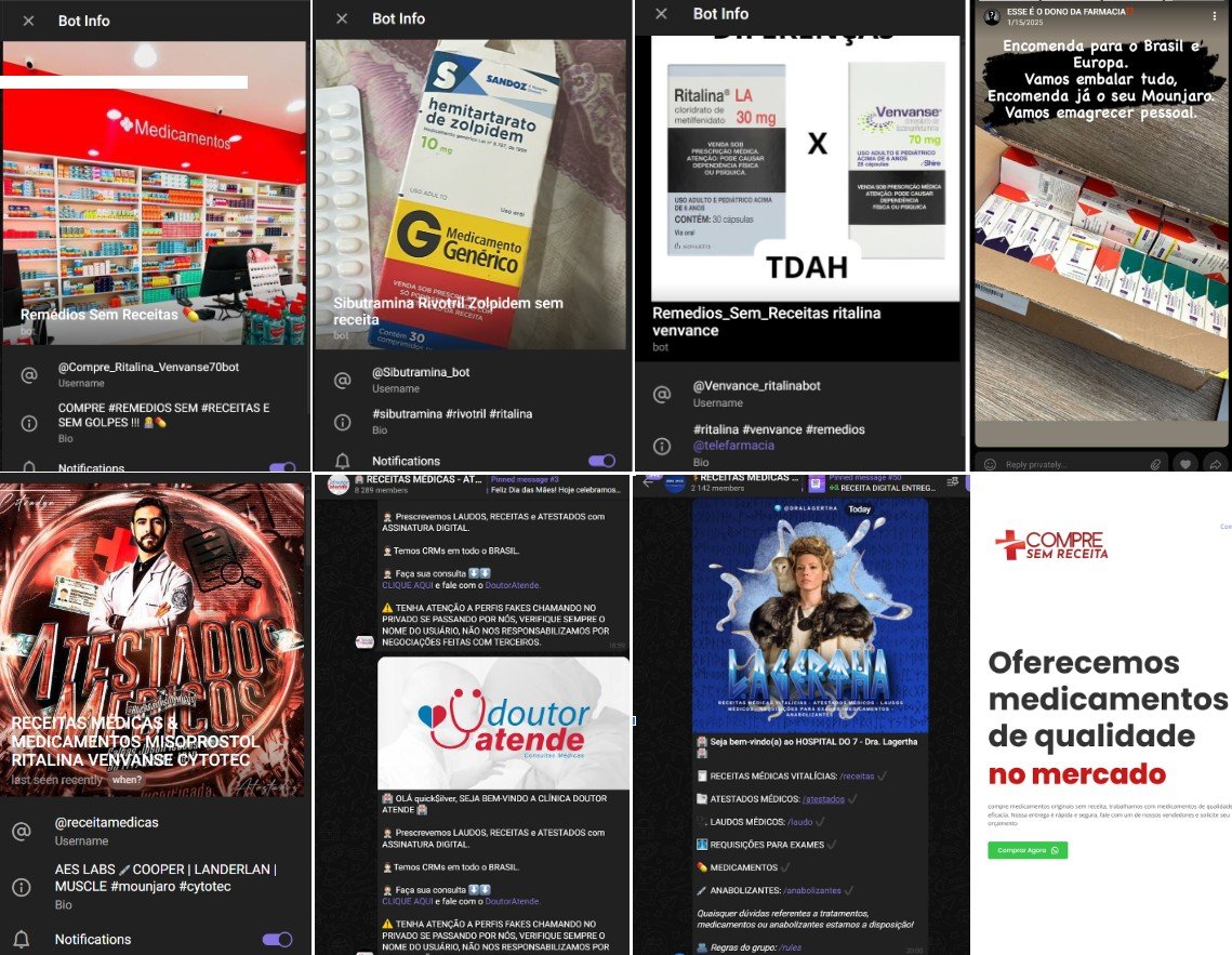 Comércio clandestino de receitas médicas cresce sem controle