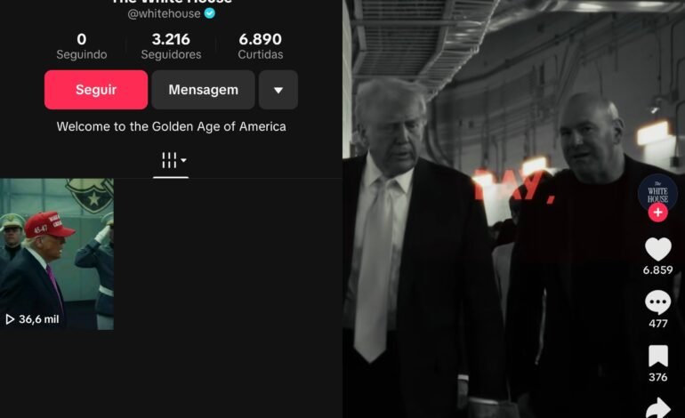 Casa Branca entra no TikTok em meio a incertezas nos EUA