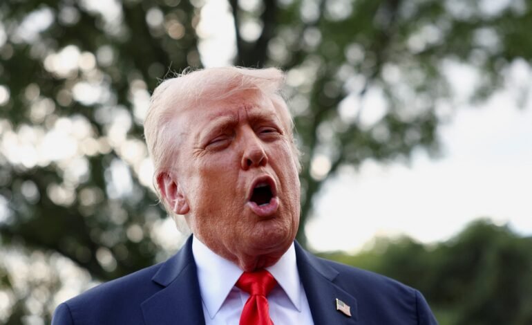 O presidente dos Estados Unidos, Donald Trump, declarou
