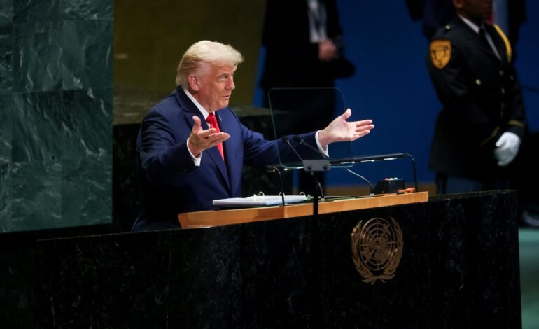 O presidente dos Estados Unidos, Donald Trump, elogiou