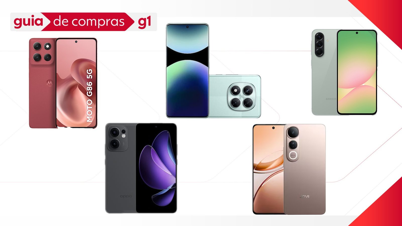 Cinco celulares intermediários com bom desempenho e custo-be