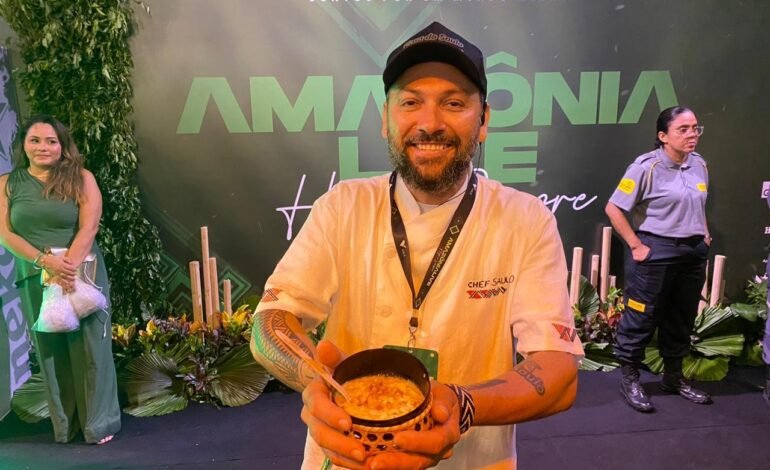 O chef paraense Saulo Jennings enviou tucupi, açaí