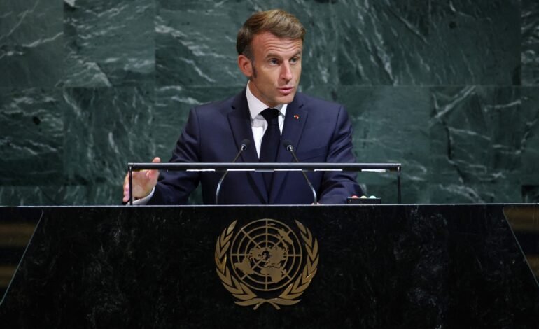 O presidente da França, Emmanuel Macron, alertou sobre