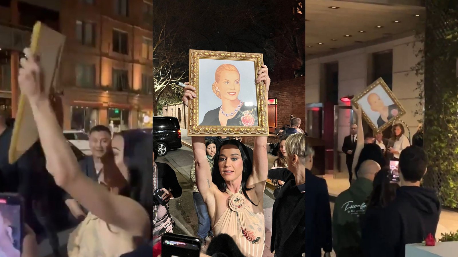A cantora norte-americana Katy Perry recebeu um quadro