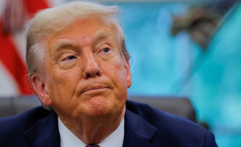 O presidente dos Estados Unidos, Donald Trump, propôs