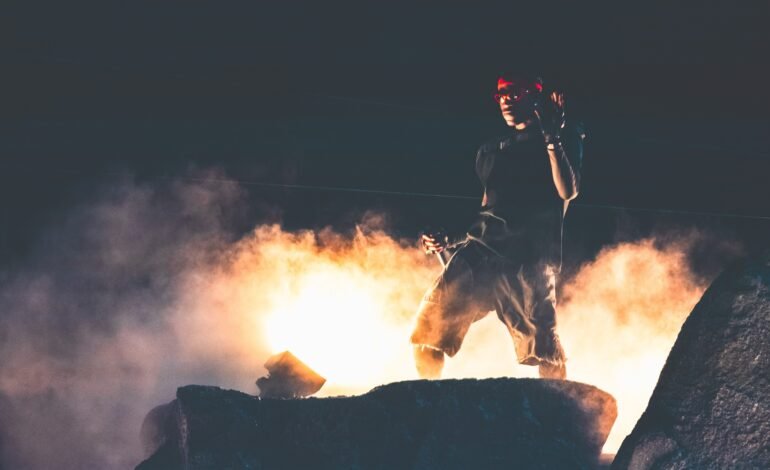 Travis Scott se apresentou no Palco Mundo do