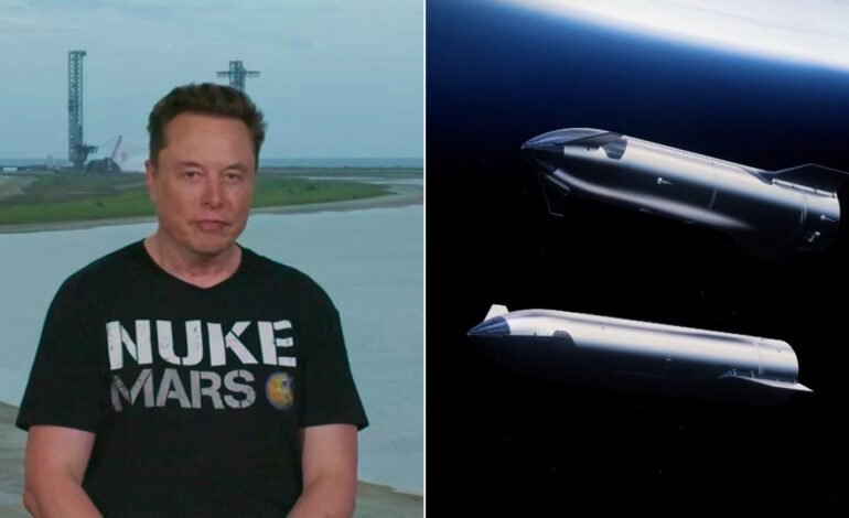 A SpaceX pretende reabastecer a nave Starship no
