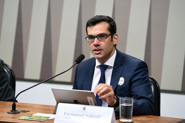 O economista Emmanoel Schmidt Rondon tomou posse como