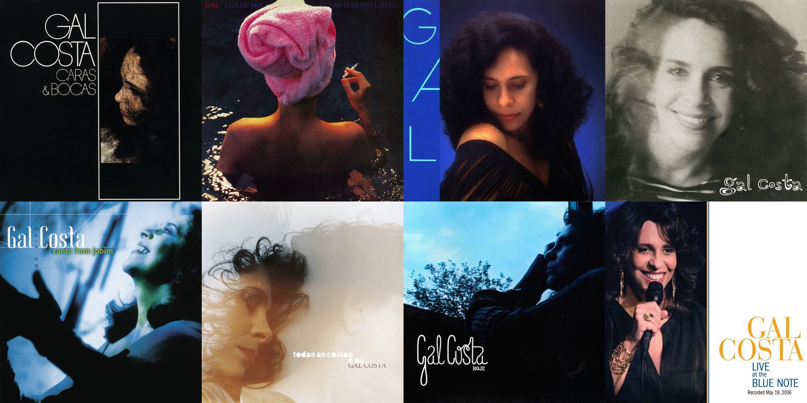 Capas de álbuns de Gal Costa (1945 – 2022), cantora