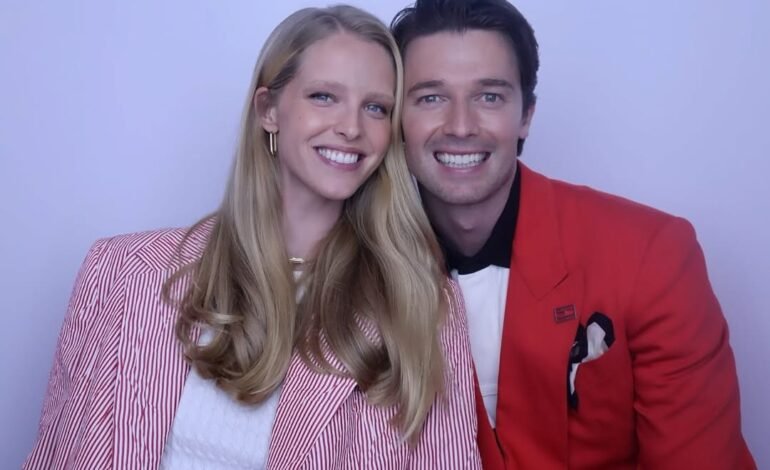 O ator Patrick Schwarzenegger e a modelo Abby Champion se