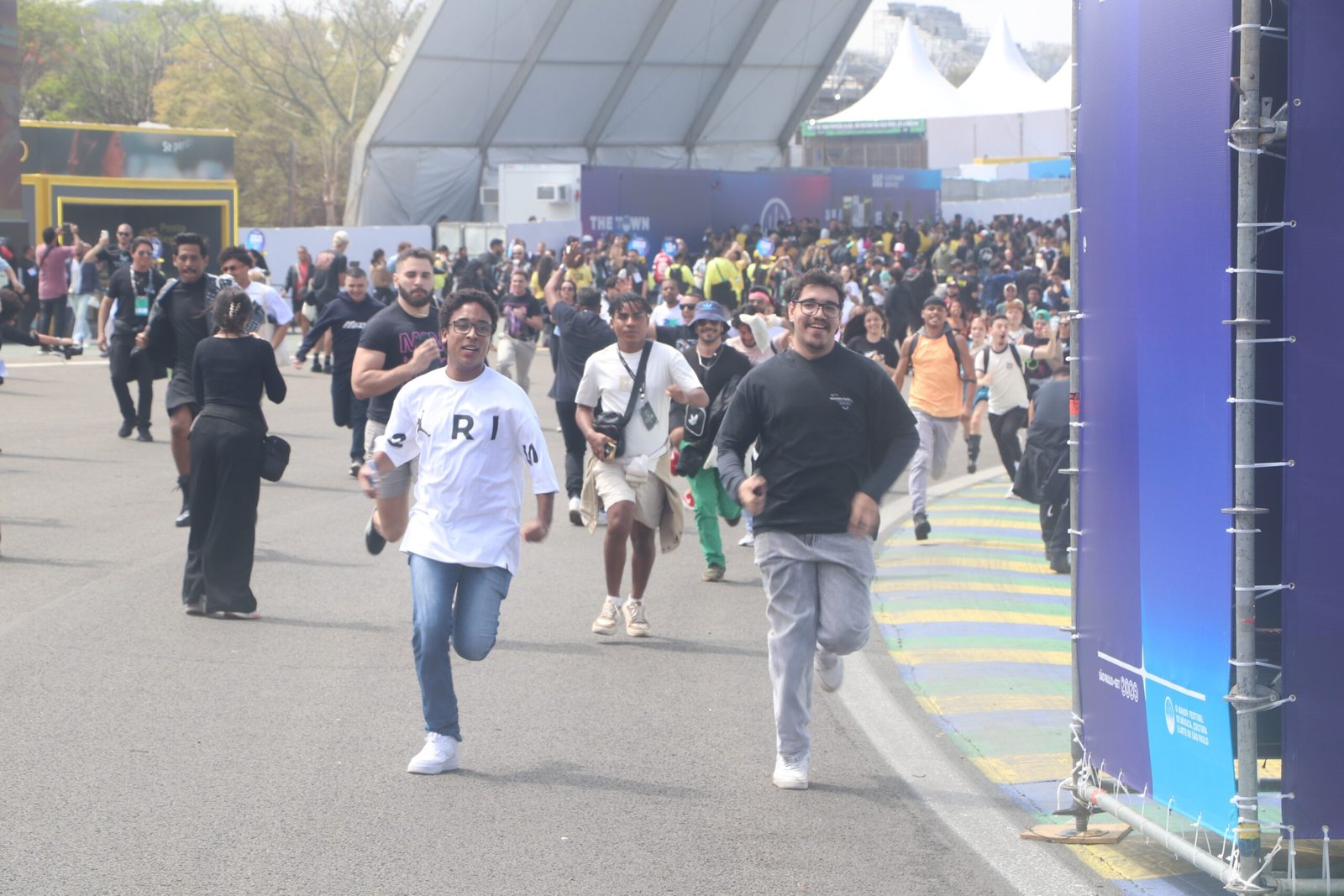 No quarto dia do festival The Town, realizado