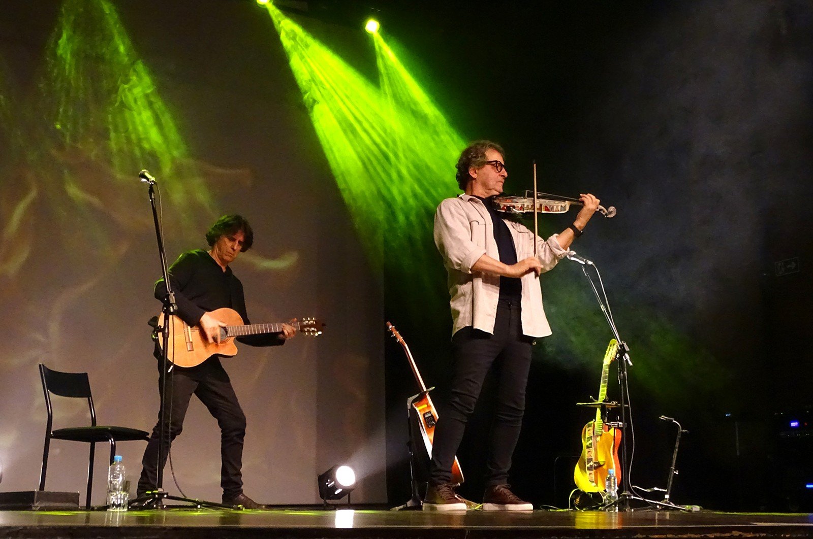 Os irmãos Kleiton e Kledir Alves Ramil celebraram