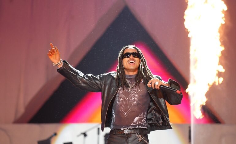 O rapper cearense Matuê se apresentou no The
