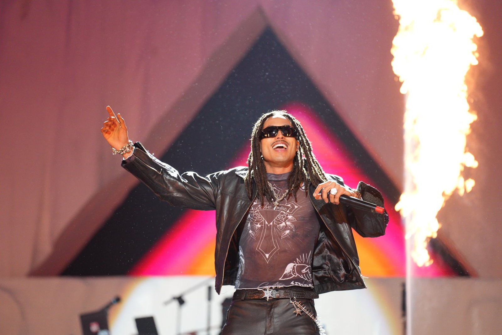 O rapper cearense Matuê se apresentou no The