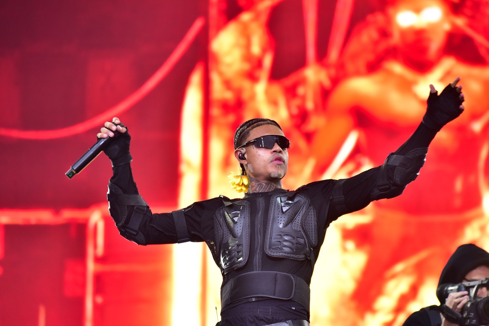 MC Cabelinho se apresentou no The Town, em São Paulo