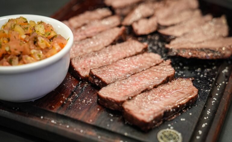 O preço da carne bovina no Brasil permaneceu