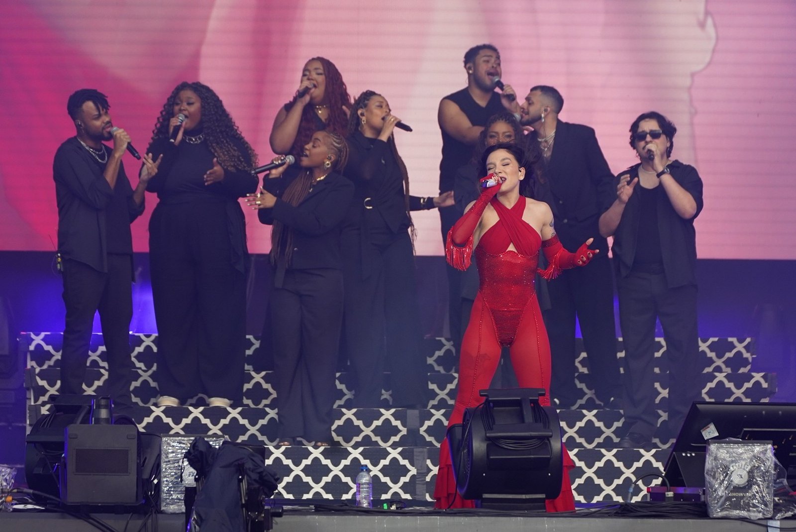 A cantora Priscilla se apresentou no último sábado