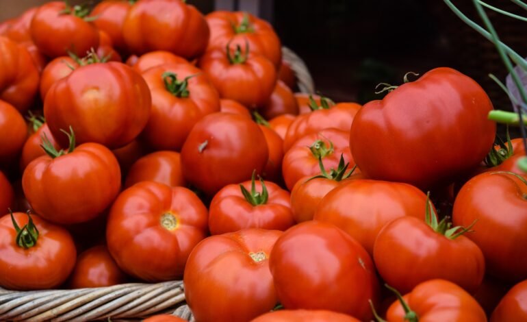 O tomate é um fruto que, por características botânicas, tamb