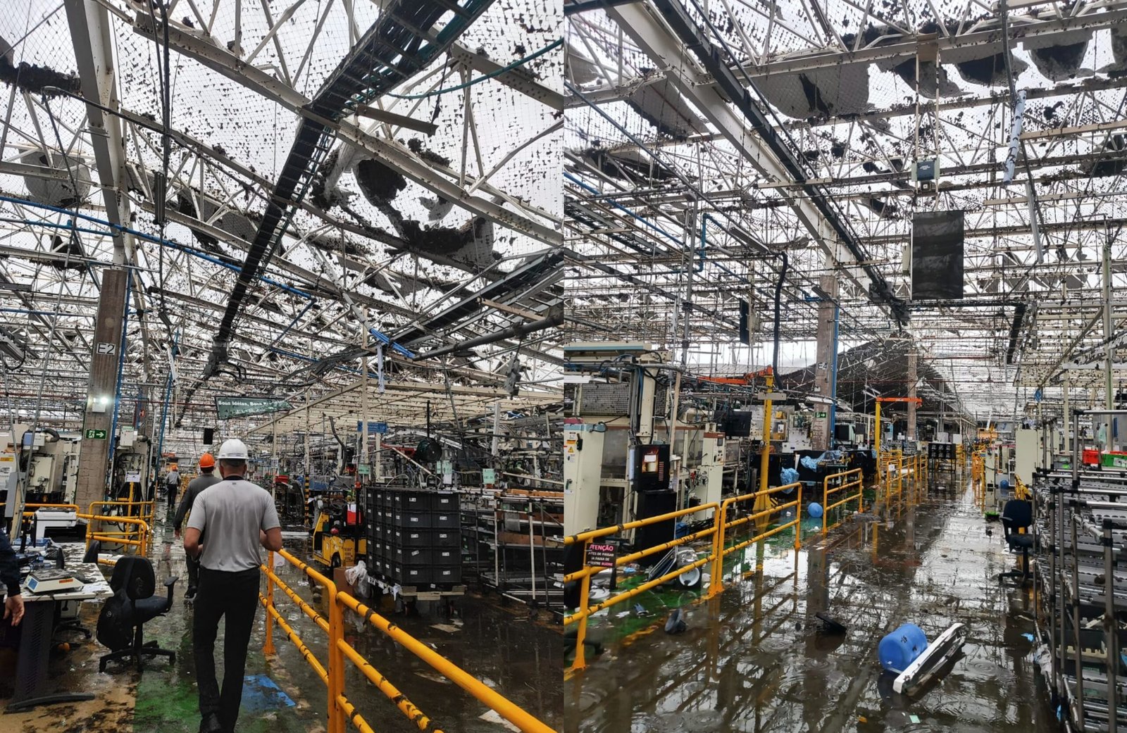 Os trabalhadores da fábrica da Toyota em Sorocaba