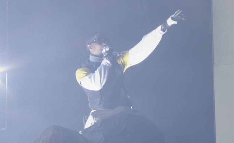 O rapper norte-americano Travis Scott realizou um show