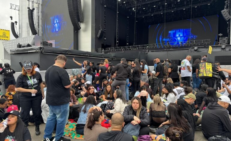 Quase 12 horas antes do show dos Backstreet Boys no