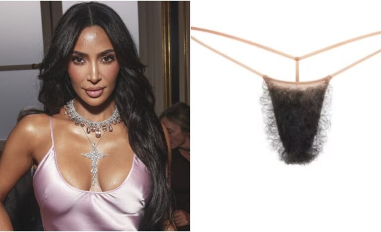 A marca de roupas Skims, fundada por Kim Kardashian, lançou