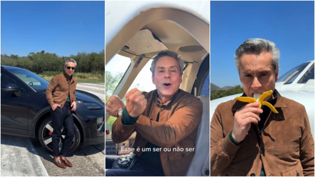 Alexandre Nero divulgou nas redes sociais um vídeo