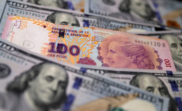 O Tesouro da Argentina intensificou a venda de