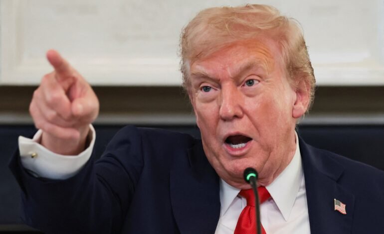 O presidente dos Estados Unidos, Donald Trump, anunciou