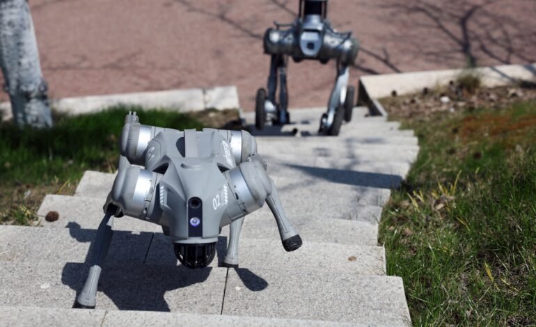 A China tem investido em cães-robôs armados e