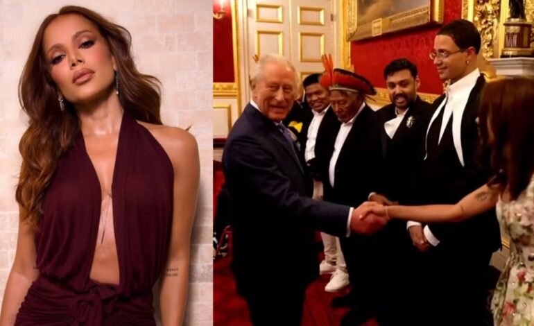 Anitta se encontrou com o Rei Charles III nesta quarta-feira