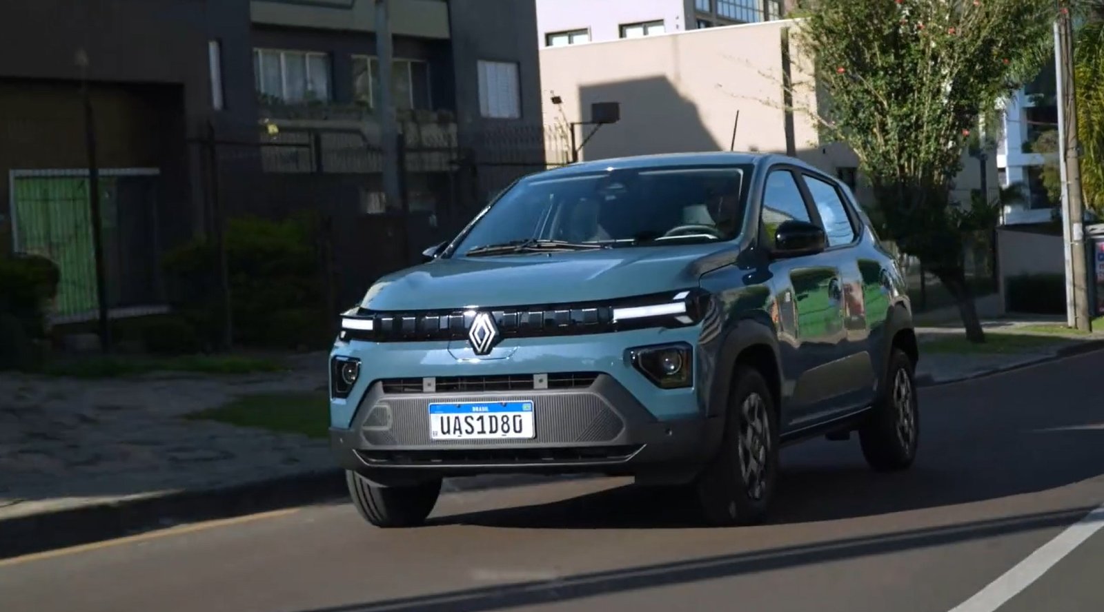 Novo Kwid E-tech divulgação/Renault O novo Kwid E-Tech