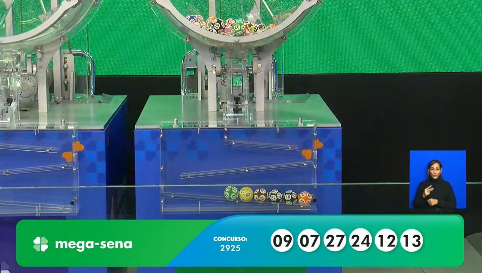 O sorteio do concurso 2.925 da Mega-Sena foi