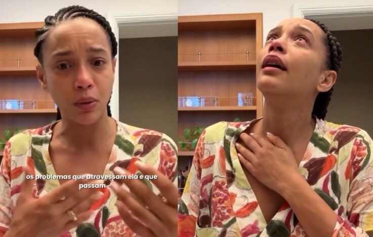 A atriz Taís Araújo compartilhou um vídeo emotivo