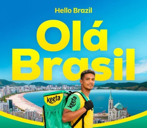 O aplicativo de delivery Keeta, subsidiária da chinesa