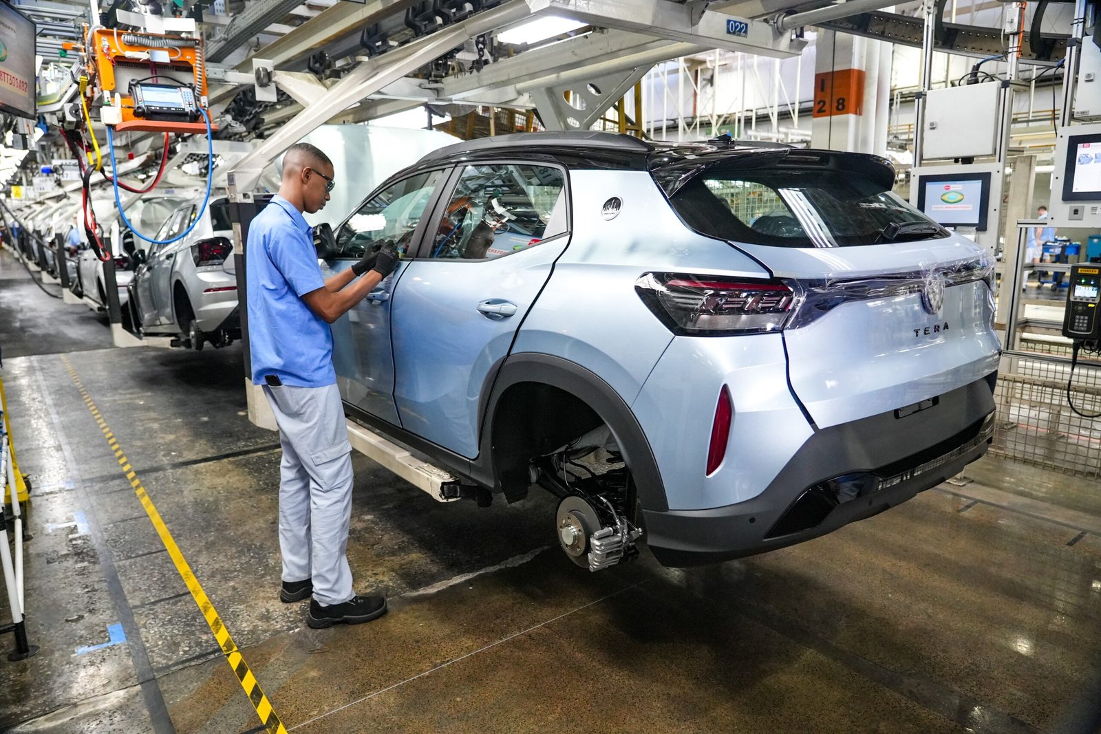 A produção do setor automotivo brasileiro caiu 1,5%