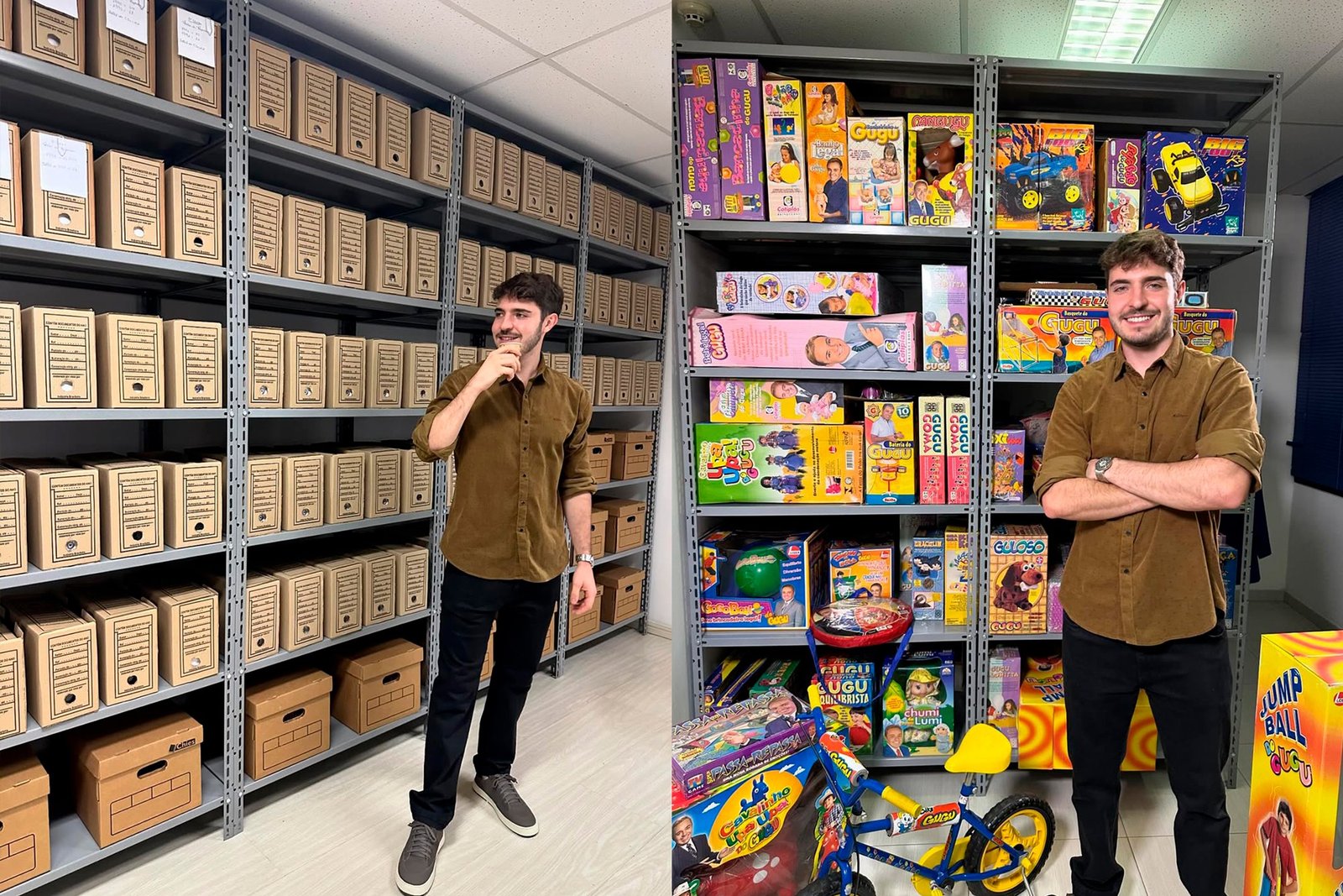 João Augusto, filho do apresentador Gugu Liberato, abriu as