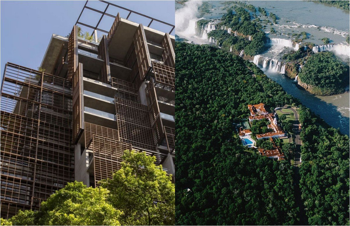 O Rosewood São Paulo e o Hotel das Cataratas, em