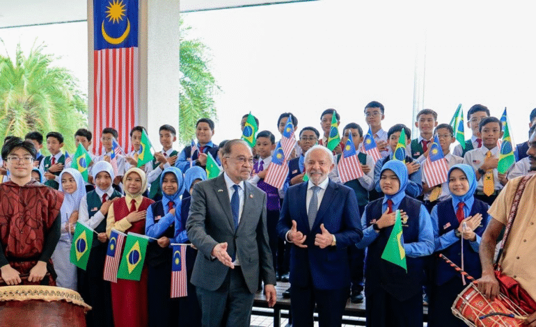 O presidente Luiz Inácio Lula da Silva participou