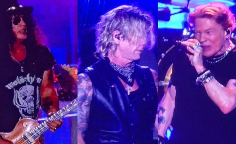 O Guns N’ Roses se apresentou neste sábado (25) no
