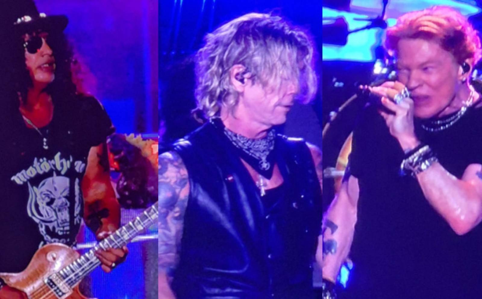 O Guns N’ Roses se apresentou neste sábado (25) no